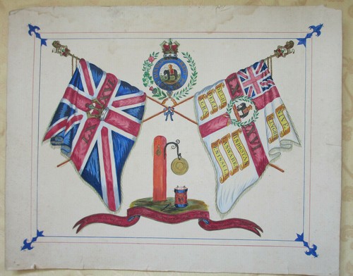 Hand painted regimental - hand-painted,