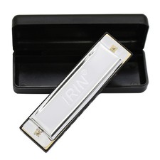 Mouth Organ 10 Hole Key of C Blues Blues with Box For Beginner Kids Gift