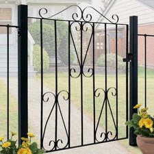 Garden gate wrought - garden,