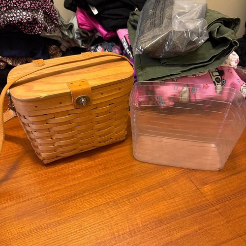 Longaberger vintage woven wood - vintage,