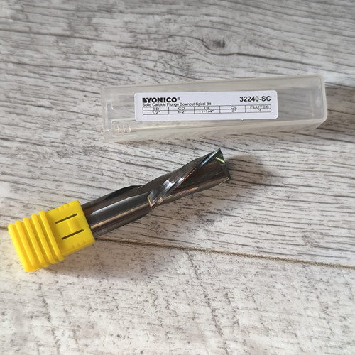 Yonico downcut spiral - downcut, end