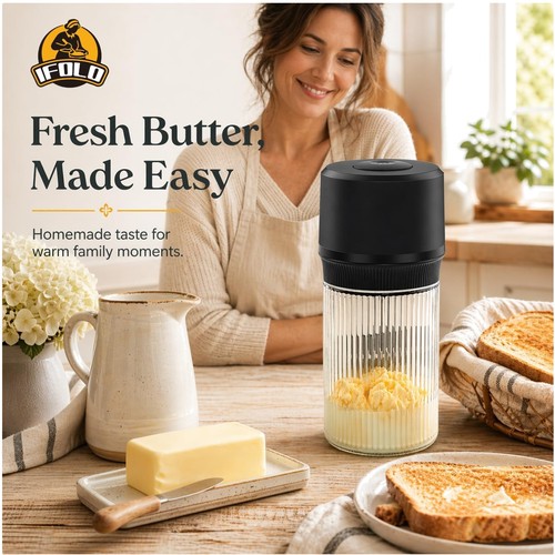 Electric butter churner - churner,