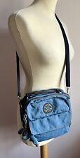 90s Kipling Candy Bag Xbody Backpack Grab Bag Blue+Monkey Private Transport NWOT