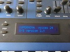 Novation Supernova II 2 Synthesizer 5 Octave keyboard or rack OS 2 EPROM