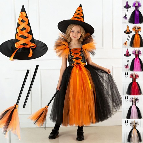 Girls halloween witches hat - girls,