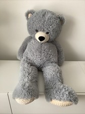 Large Grey Teddy Bear from Asda - 95cm tall