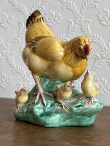 Vintage ceramic mother - vintage, hen