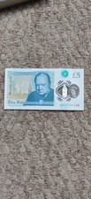 AK47 £5 uncirculated Note Genuine Banknote GBP Five Pound  Serial Number AK 47