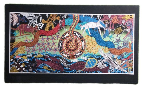 Beautiful vintage aboriginal - vintage,