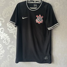 CORINTHIANS 2019-2020 AWAY FOOTBALL SHIRT JERSEY Size S Pre-Owned EXC Cond