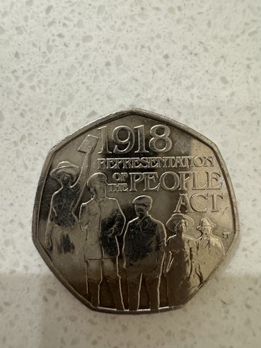 2018 fifty pence coin - 2018,