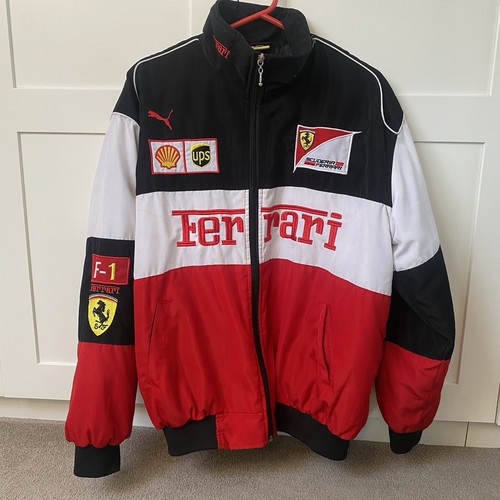 Ferrari biker racer jacket - ferrari,
