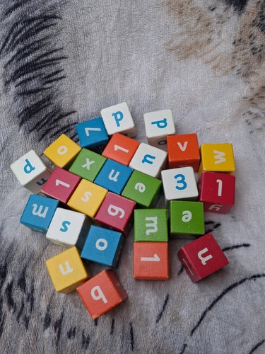 Wooden alphabet letters - wooden,