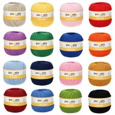 Puppets Eldorado No.12 100% Cotton Crochet / Knitting Yarn Thread 50g Ball