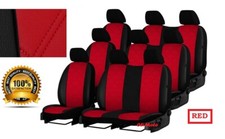 Tailored Eco-Leather Seat Covers VAUXHALL VIVARO COMBI MINIBUS 9 SEATER 2014- 19