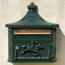 Victorian Green Post Box