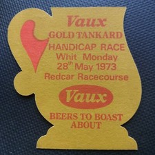 Vaux beer Mat uk cat No 100