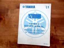 Yamaha YZ100H Factory service