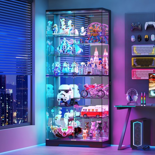 Glass display cabinet with - display,