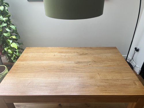 Solid oak dining table 140 - dining,