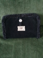 UGG Clutch Purse, Black Suede
