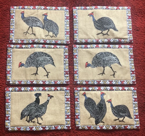 Vintage quilted cloth bird - quilted,