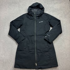 Columbia Jacket Womens Medium Black Insulated Lined Rain Windbreaker Coat Lady