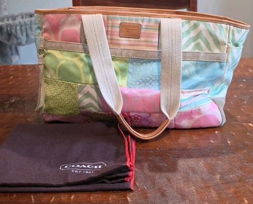 Y2k vintage coach patchwork - y2k,