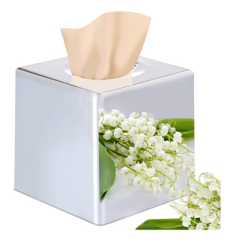 Mirror tissue box cover - mirror,
