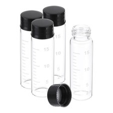 4pcs 15ml Small Clear Glass