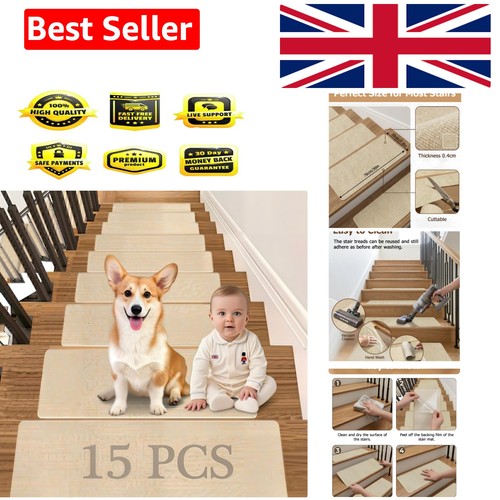 Self adhesive stair treads - stair,
