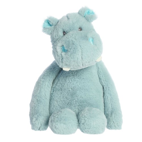 Blue hippo plush - blue,