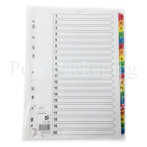 File dividers any - a4, dividers(1-20)*any