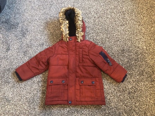 Mothercare boys padded parka - mothercare,