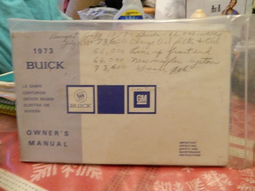 1973 owners manual buick - 1973, le