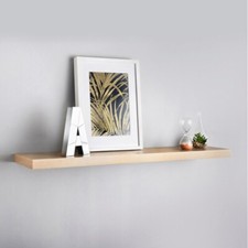 60/100cm Floating Wall Shelf Display Storage Wall Mount Living Room FurnitureOak