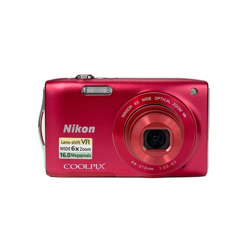 Nikon coolpix s3300 red - red, 6x