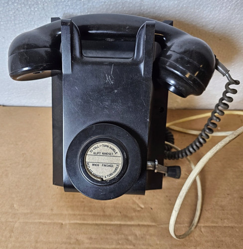 Vintage bakelite magneto wall - vintage,