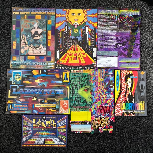 Labrynth rave flyer bundle - rave,
