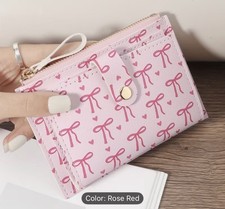 Pink Bow Card/Coin Purse