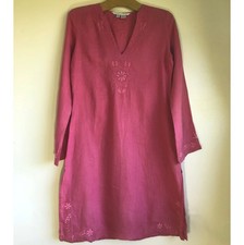 Zara Pink Linen Kaftan Boho