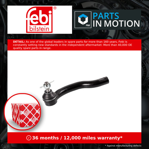 Tie track rod end fits - end,