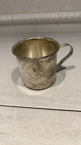 Silver plated baby - baby, cup