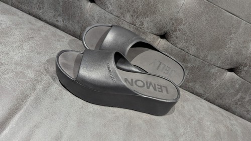 Lemon jelly black platform - jelly,