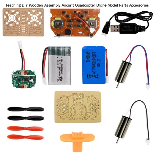 Wooden aircraft quadcopter - wooden,