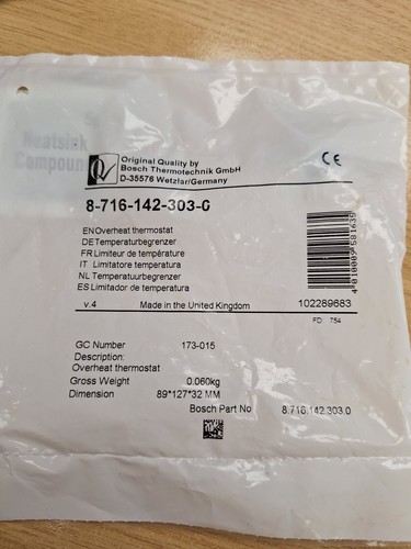 Worcester bosch 87161423030 - worcester,