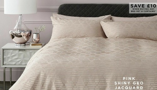 Next blush shiny geo jacquard - blush,