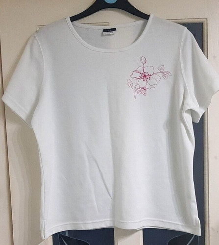 Tesco white thick t - tesco, f&f