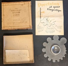 Vintage ARCLIGHT RADIUS CURVE Drawing Tool For Draughtsmen Designers Architects