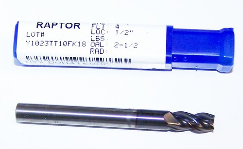 Carbide end mill 4 - 1/4", flute